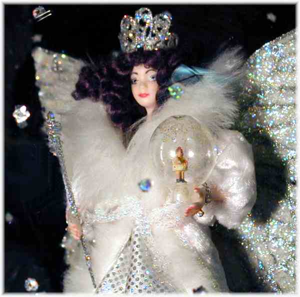 Snow Queen Fairy in her Snow Globe