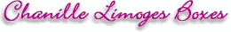 Chanille Limoges Boxes