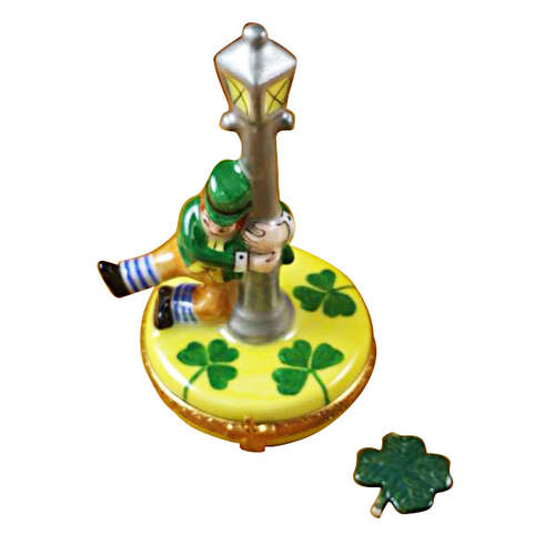 Magnifique Irishman with Shamrock Limoges Box