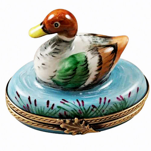 Magnifique Mallard Duck Limoges Box