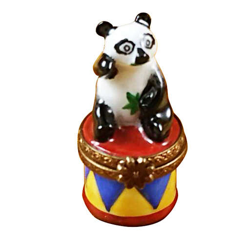 Magnifique Small Sitting Panda Bear Limoges Box