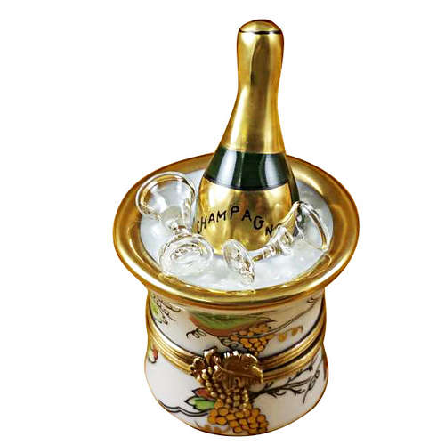 Magnifique Champagne Grapes Bucket Limoges Box