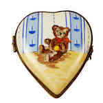 Magnifique Heart with Teddy Bear