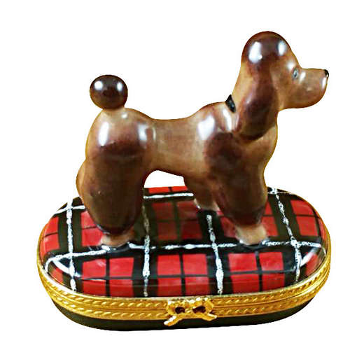 Magnifique Chocolate Poodle Limoges Box