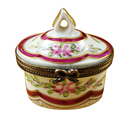 Magnifique Red Crown Top Limoges Box