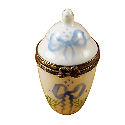 Magnifique Blue/White Urn Limoges Box