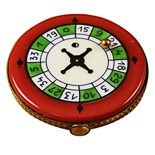 Magnifique Roulette Wheel Limoges Box