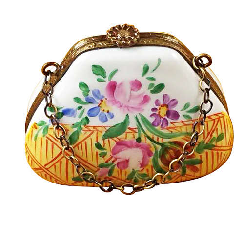 Magnifique Yellow Purse Limoges Box