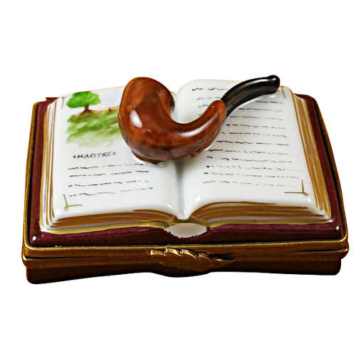 Magnifique Pipe on Book Limoges Box