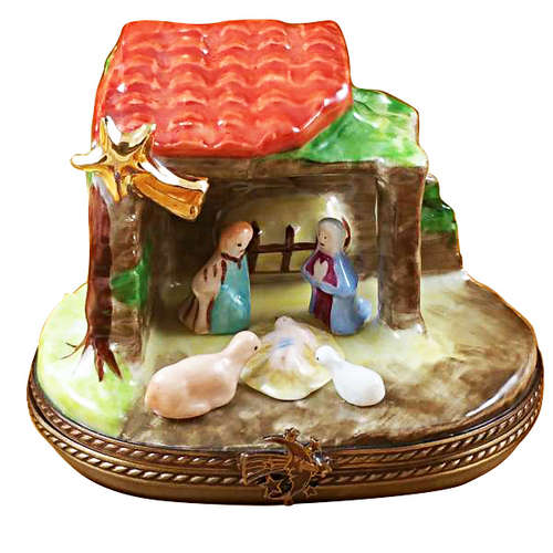 Magnifique Mini Manger Scene Limoges Box