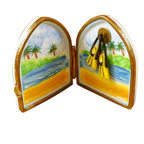 Magnifique Divers Flippers in Window Limoges Box