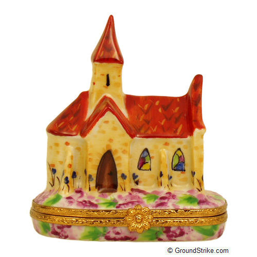 Magnifique Church of Provence with Van Gogh Limoges Box