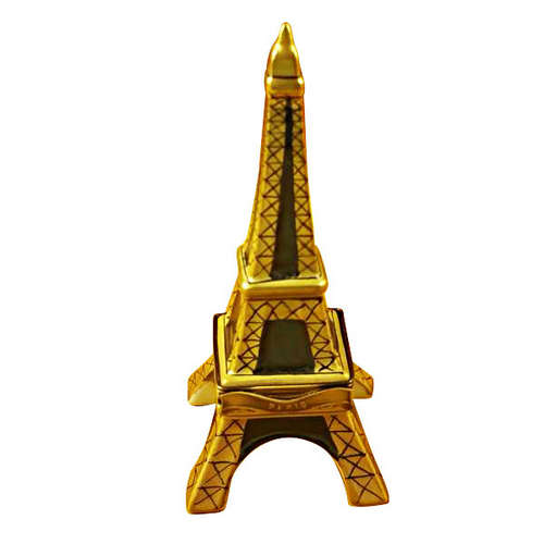 Magnifique Gold Eiffel Tower Limoges Box