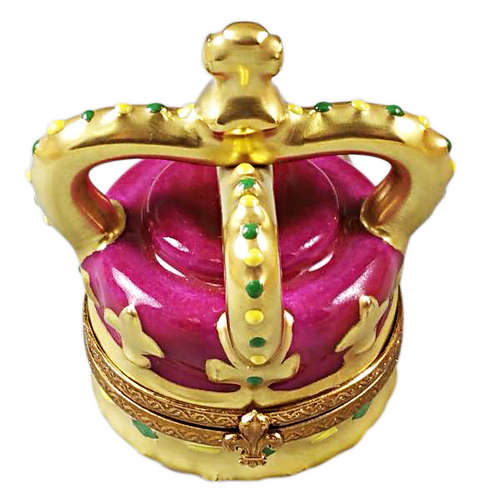 Magnifique Purple Crown Limoges Box
