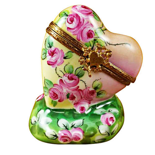 Magnifique Melting Floral Heart Limoges Box