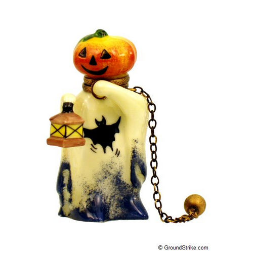 Magnifique Pumpkin Head Ghost Limoges Box