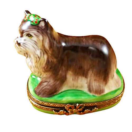 Magnifique Yorkshire Terrier Limoges Box