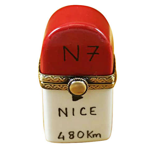 Magnifique Nice-France Milemarker Limoges Box