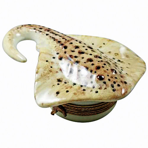 Magnifique Brown Stingray Limoges Box