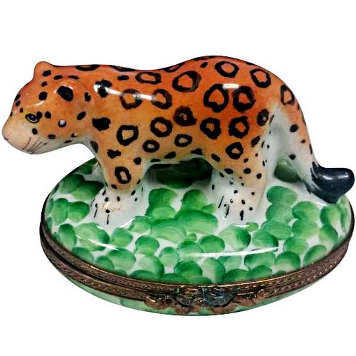 Magnifique Cheetah Limoges Box