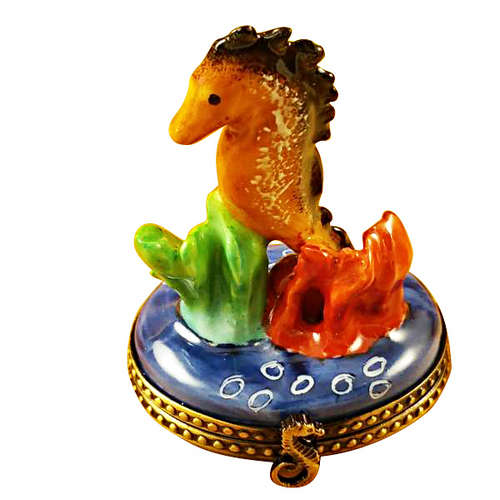 Magnifique Swimming Seahorse Limoges Box