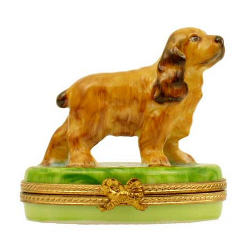 Magnifique Cocker Spaniel Limoges Box