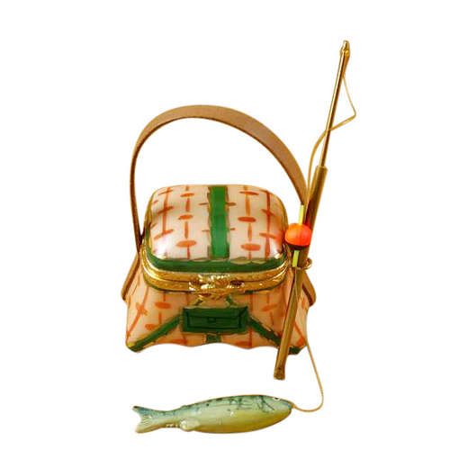 Magnifique Fishing Basket Limoges Box