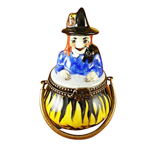 Magnifique Witch with Cauldron Limoges Box