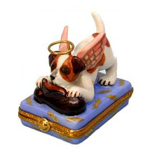 Artoria Angelic Puppy Dog Limoges Box