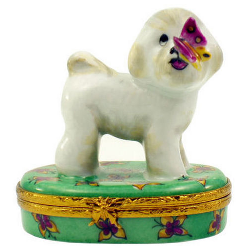 Artoria Bichon Frise Limoges Box