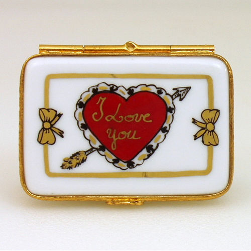 Artoria I Love You Forever Letter Limoges Box