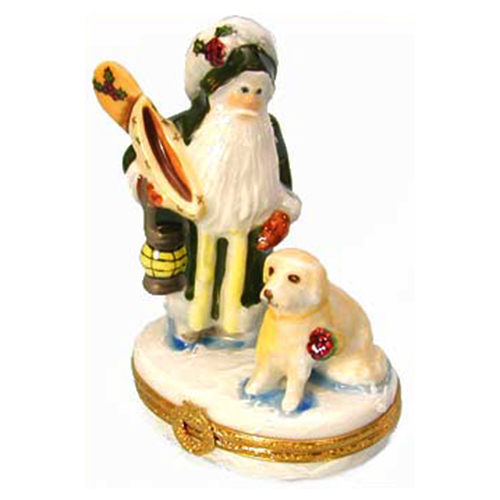 Artoria Lynn Haney Santa: Snowbound Limoges Box