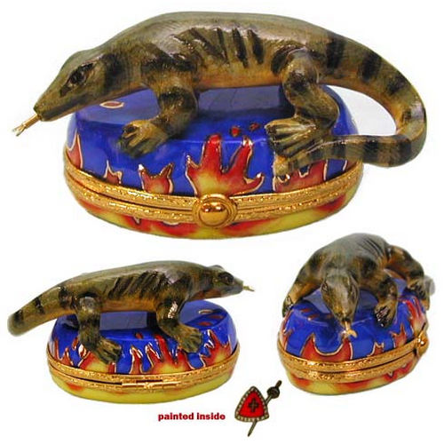 Artoria Komodo Dragon Limoges Box