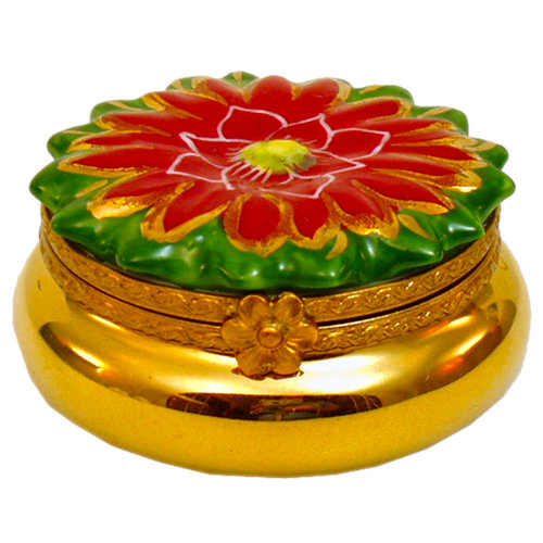 Artoria 12 Days of Xmas - golden rings Limoges Box