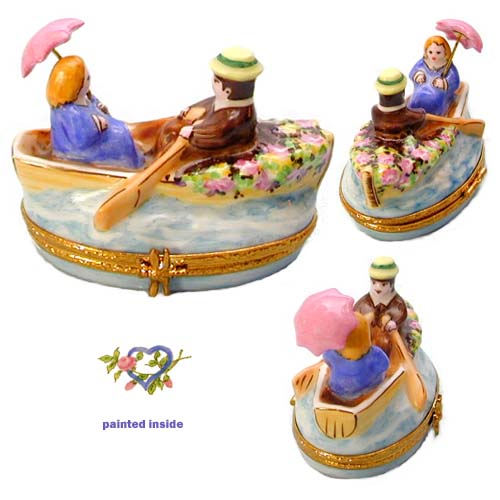 Artoria Lovers in Boat Limoges Box