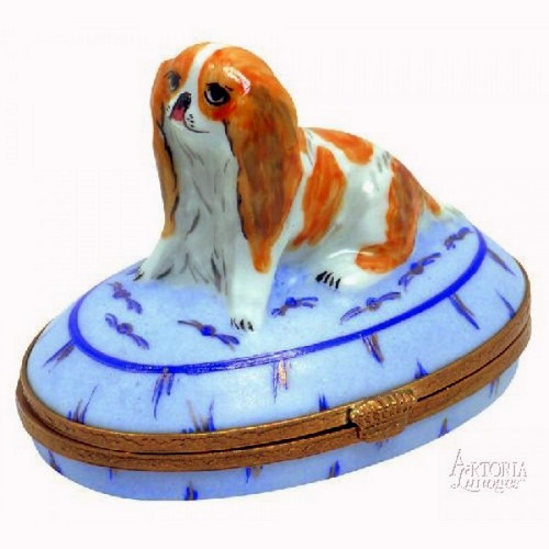 Artoria King Charles Spaniel Limoges Box