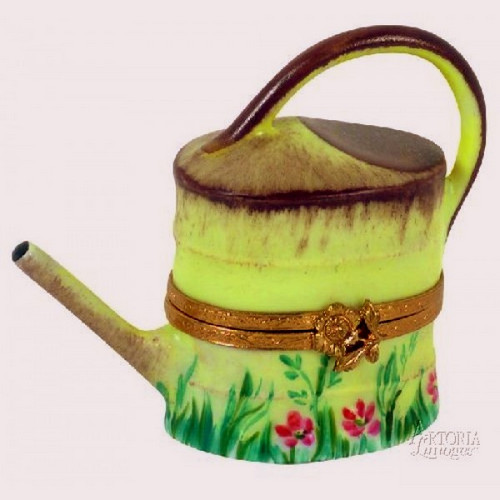 Artoria Watering Can: Yellow Limoges Box
