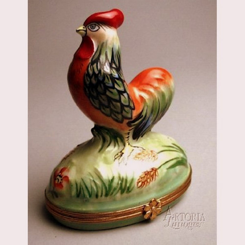 Artoria Rooster Limoges Box
