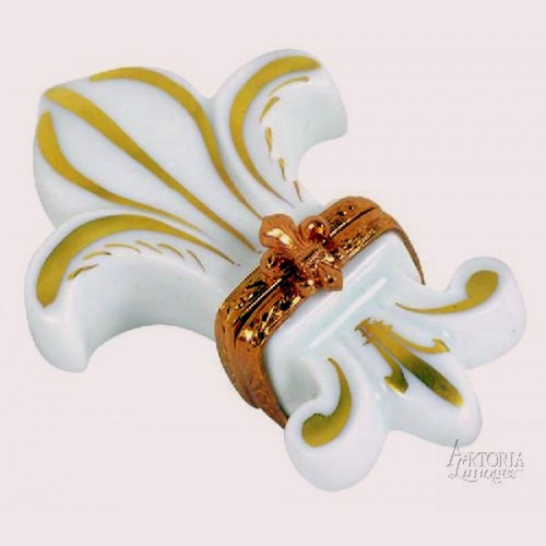 Artoria Fleur De Lys: White Limoges Box