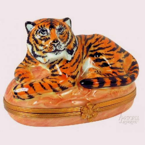 Artoria Tiger Limoges Box