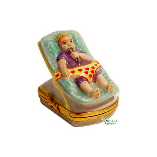 Artoria Baby in Car Seat Limoges Box