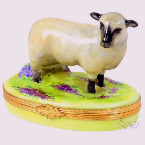 Artoria Sheep Limoges Box