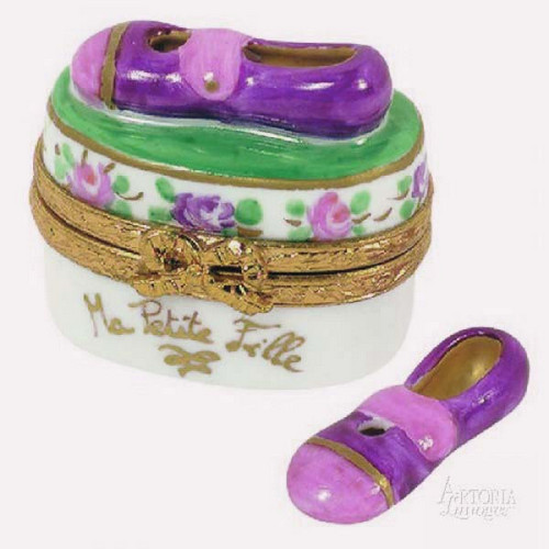 Artoria Mary Jane Shoes: Pink/Purple Limoges Box
