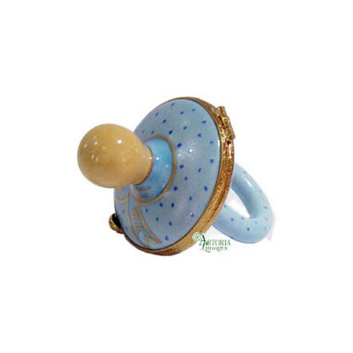 Artoria Baby Pacifier: Blue Limoges Box