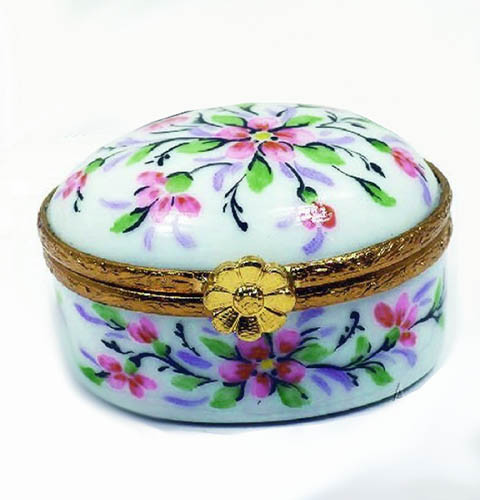 Artoria Small Oval Limoges Box