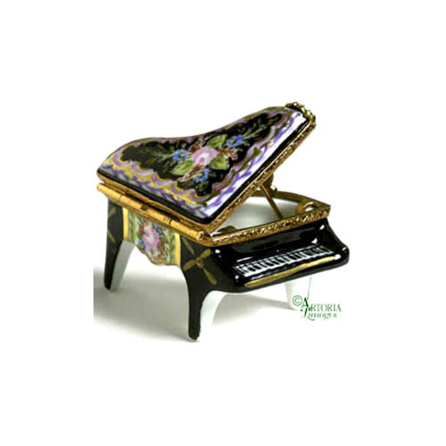 Artoria Mini Piano: Malmaison Noir Limoges Box