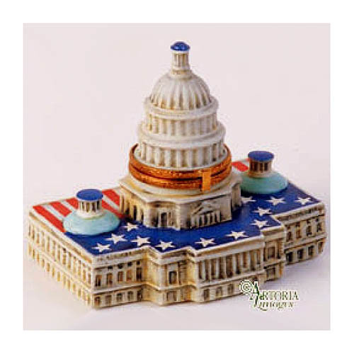 Artoria USA Capitol Limoges Box