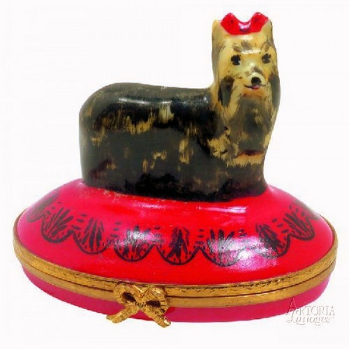 Artoria Yorkshire Terrier Limoges Box