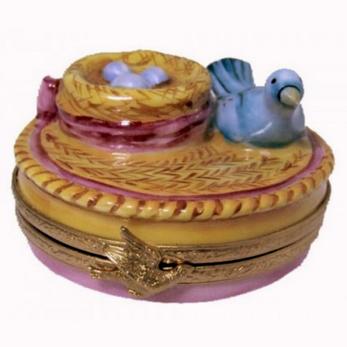 Artoria Easter Bonnet and Blue Bird Limoges Box