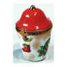 2731 Artoria Tall Pot with Christmas Decal